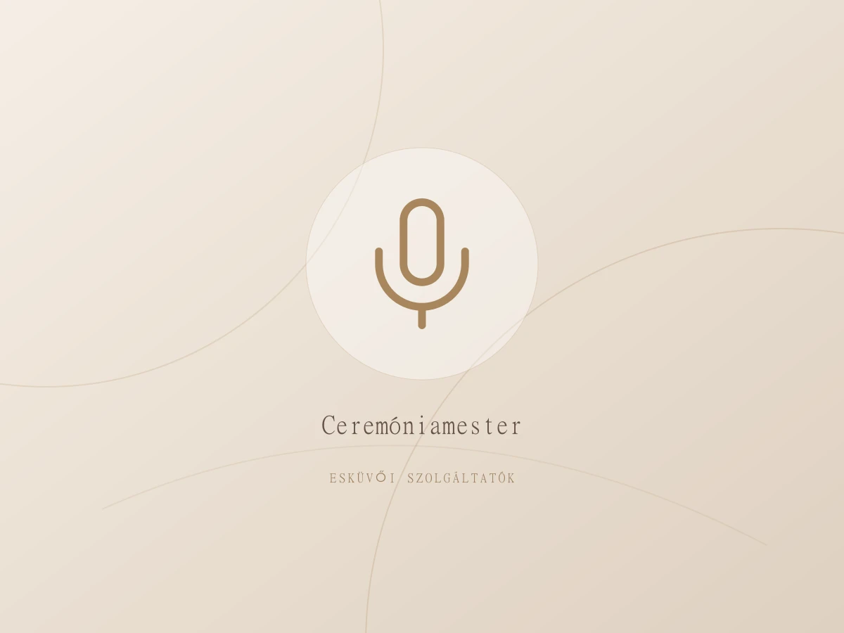 Esküvői ceremóniamesterek – kategóriaillusztráció