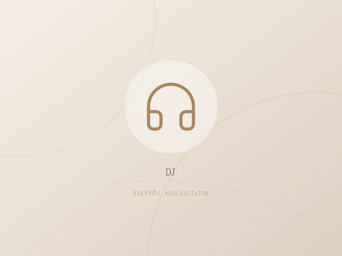 Esküvői DJ-k – kategóriaillusztráció