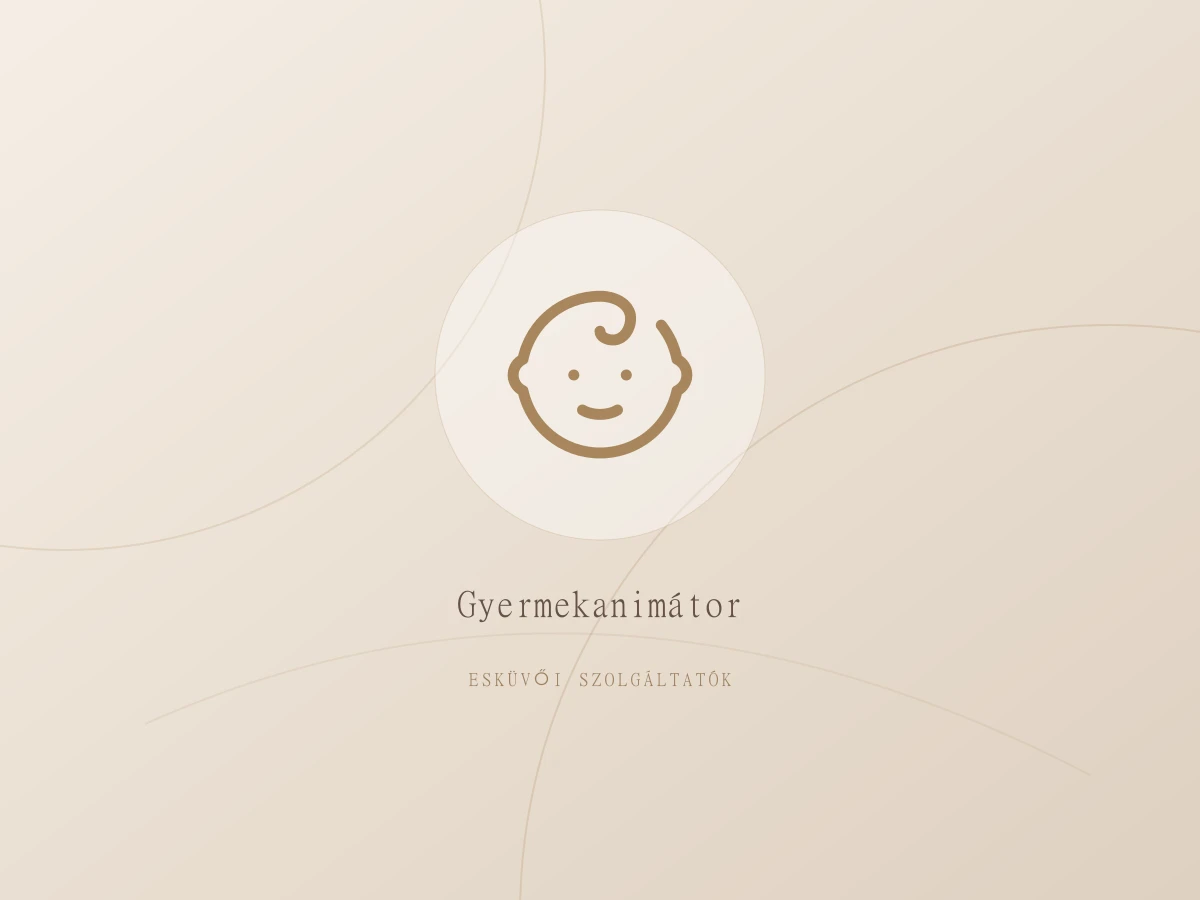 Esküvői gyermekprogramok és animátorok – kategóriaillusztráció