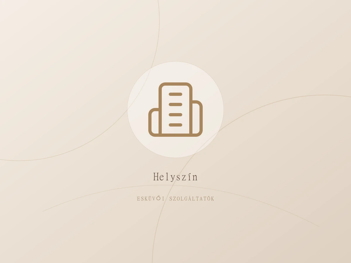 Esküvői helyszínek – kategóriaillusztráció