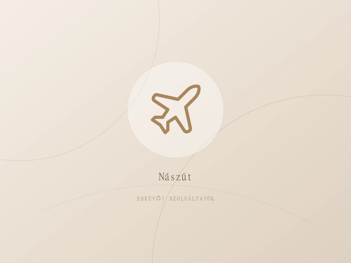 Nászút és utazásszervezés – kategóriaillusztráció